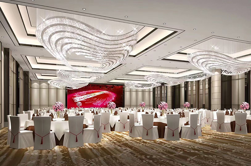 現代中式會議酒店裝修效果圖